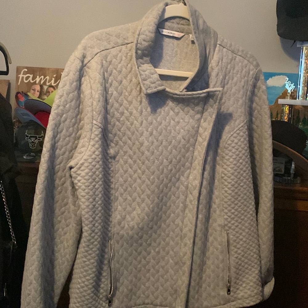 Light Gray Quited Jacket
